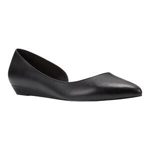 Nine West Women's Saige D'Orsay Slip On Flats Black Size 11